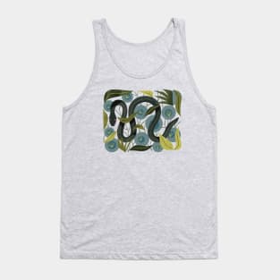 Floral Snake Tank Top